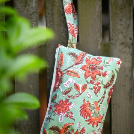 Pochette portaoggetti in cotone con fantasie indiane: stile e praticità per la tua vita quotidiana